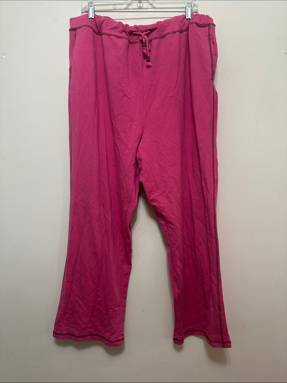 Kaktus Bright Pink Drawstring Track Pants